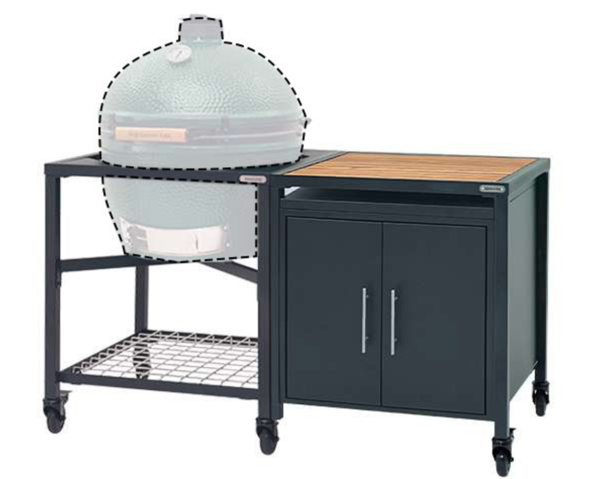 Big Green Egg Outdoorküche mit Erweiterungsschrank (ohne EGG)